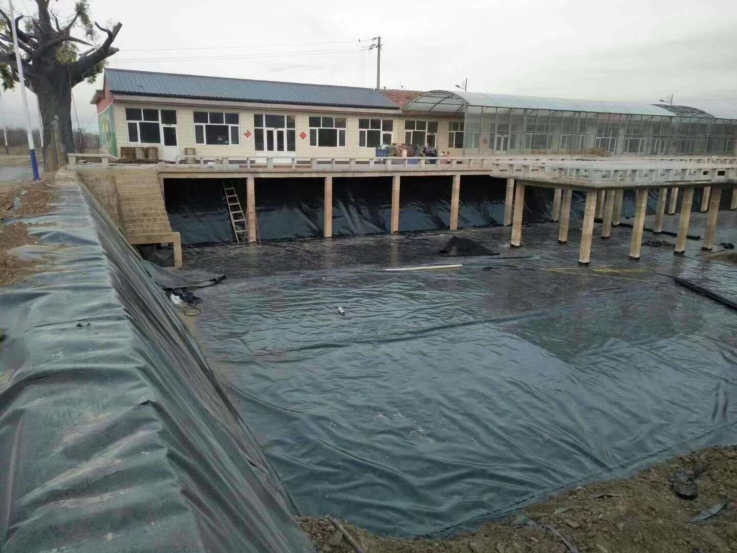 山东领翔土工膜施工案例